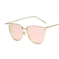 thumbnail image 1 of Fashion Cat Eye Sunglasses for Women, UV400 Protection, Resin Lens, Metal Frame, Trendy Eyewear, 1 of 2