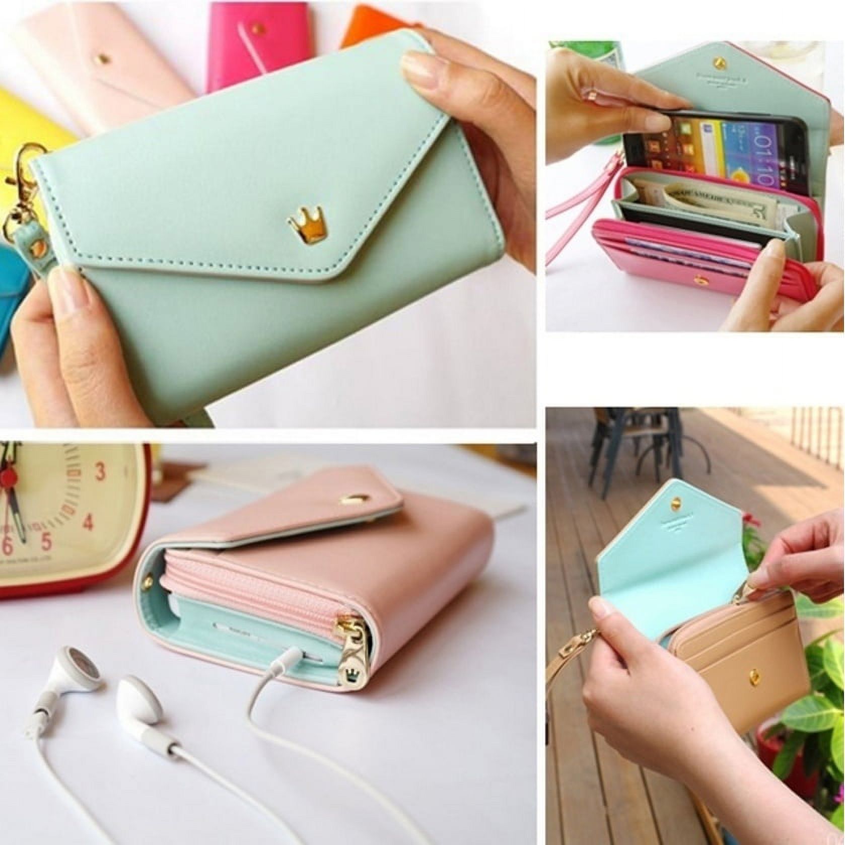 New 2023 For Iphone 13 Mini Detachable Crossbody Lanyard Zipper Wallet  Handbag Case With 6 Card Holders,premium Pu Leather Protective Folio Flip C  | Fruugo KR