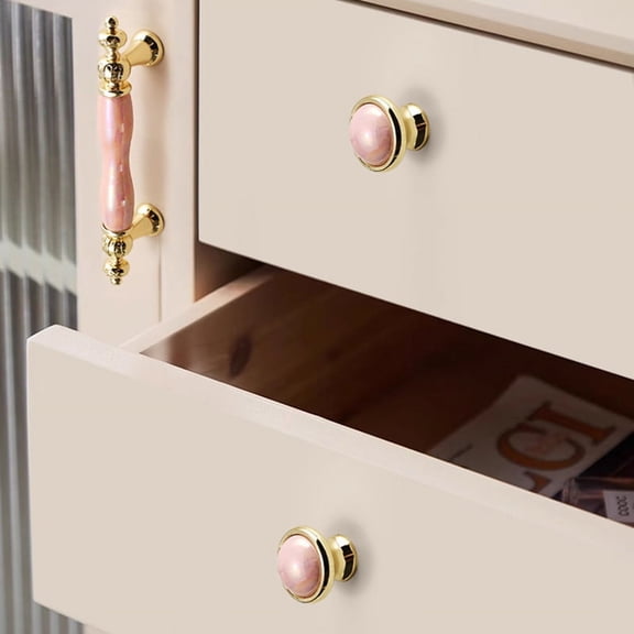 Fashion Ceramic Cabinet Handle Kitchen Cabinet Door Handle Drawer Pull European Style Furniture Handle.