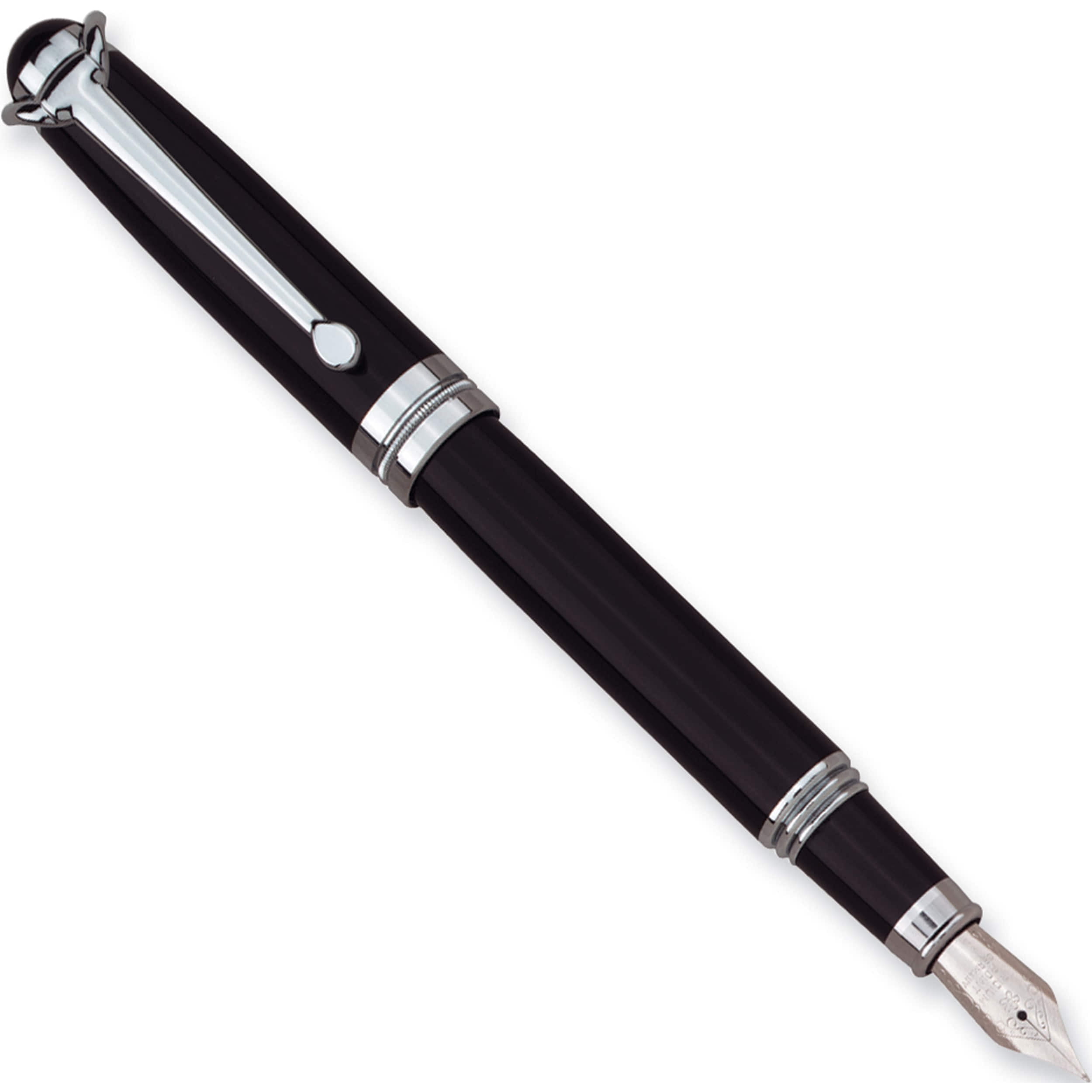 Fashion Charles Hubert Black Finish Fountain Pen (7.13 X 2.5) Made In China gl7905
