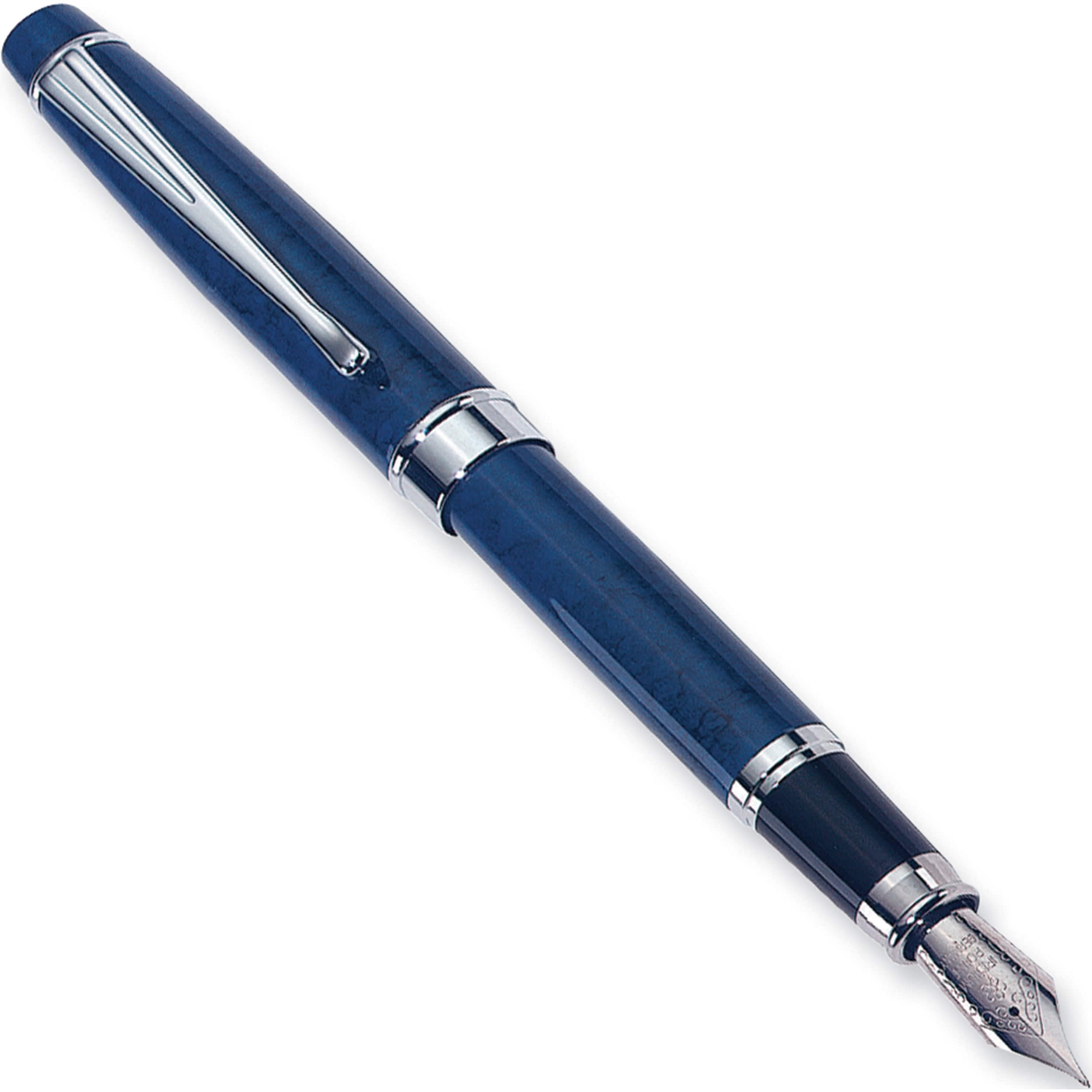 Fashion Charles Hubert Blue Finish Fountain Pen (7.13 X 2.5) Made In China gl3230
