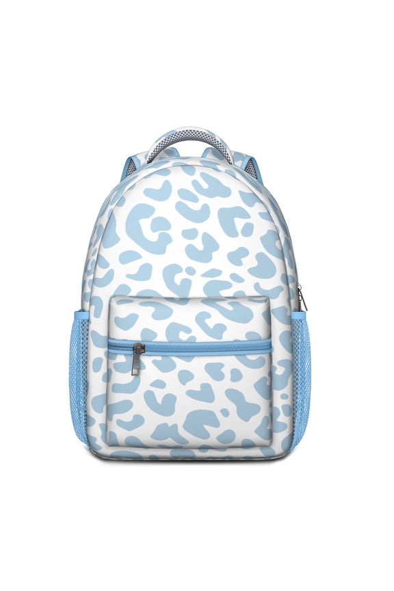 Fashion Cheetah Spots Waterproof Backpack - Stylish School Bag with Spinal Support & Adjustable Straps for Teens