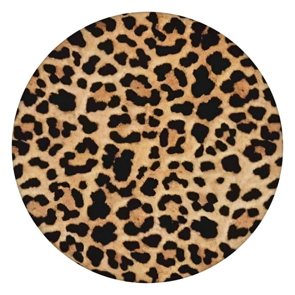Fashion Cheetah Tablecloth, Retro Leopard Spot Design, Chic Animal Print Table Decor for Parties