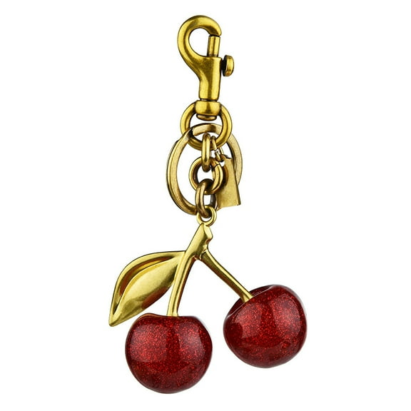 Fashion Cherry Keychain Sweet Versatile Cherry Pendant Keyring For Women Men Exquisite Backpack Decoration Accessories Gifts