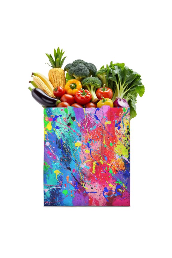 Fashion Chic Abstract Art Print Modern Geometric Pop Art Graffiti Style Colorful Psychedelic Wall Decor