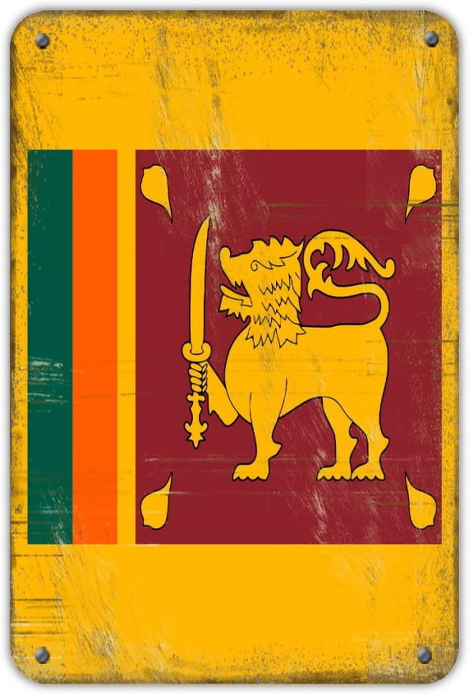 GLOBLELAND 3-Pack Fast Food Metal Tin Sign Set - 12x8in Retro Cheese Burger Sandwich Wall Art For Kitchen, Bar, Diner Decor