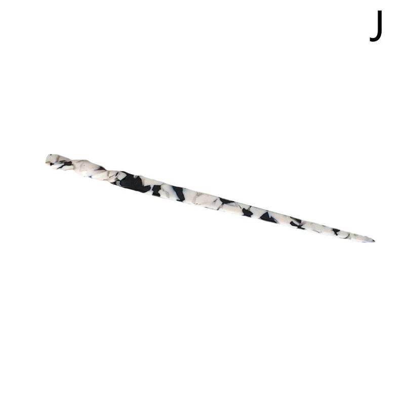 Fashion Chinese Style Hair Sticks Vintage Acetate Chopsticks Women Hair Pins Hair Clips Hairpins Wedding Hair Jewelry Accessories G0W2