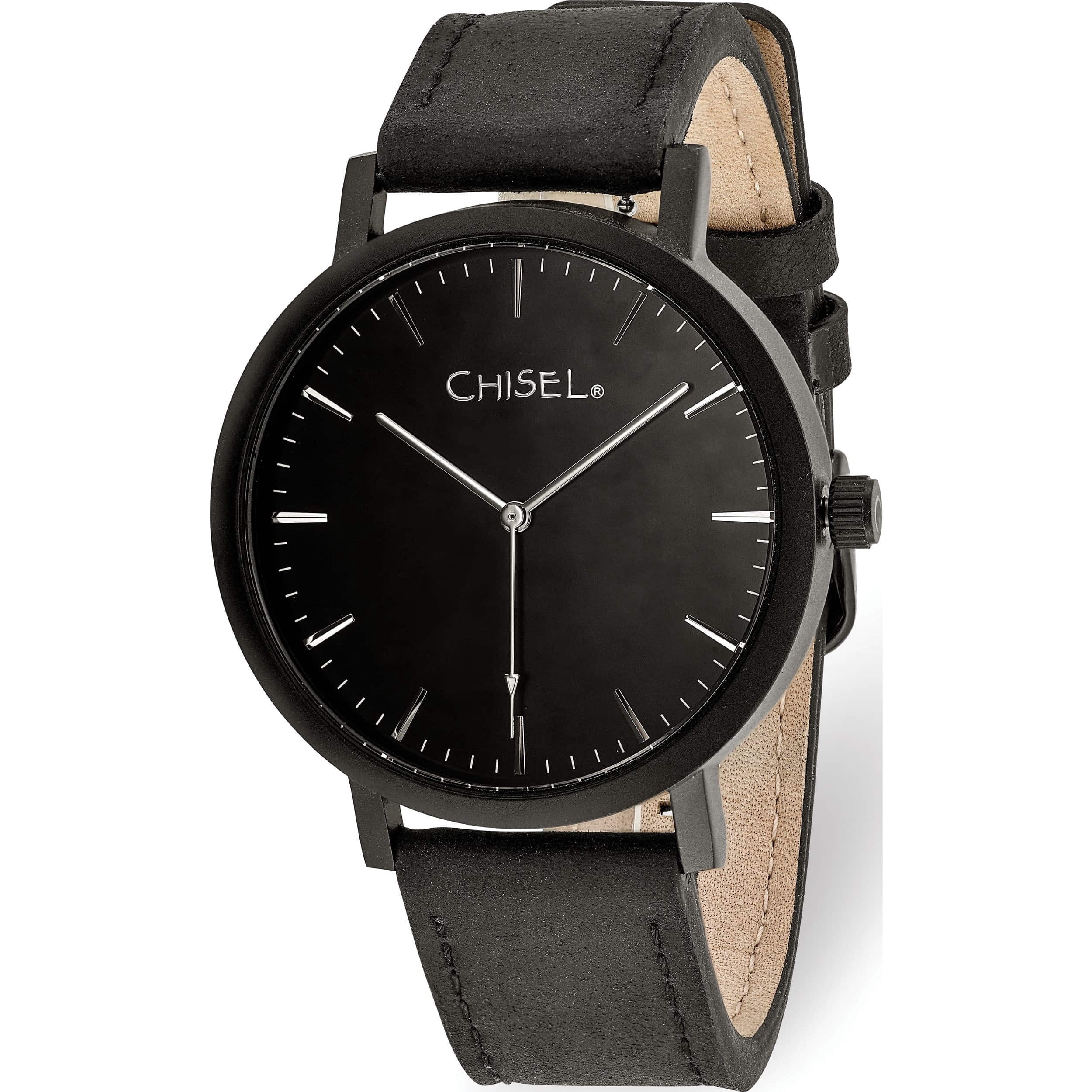 Ladies Chisel Black Ceramic Black Dial Wrist Watch, 7.25 inch Length Ladies Chisel Black Ceramic Black Dial Watch main image 2
