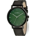 thumbnail image 1 of Fashion Chisel Matte Black Ip-Plated Green Dial Watch (9 X 20) Made In China tpw127, 1 of 5
