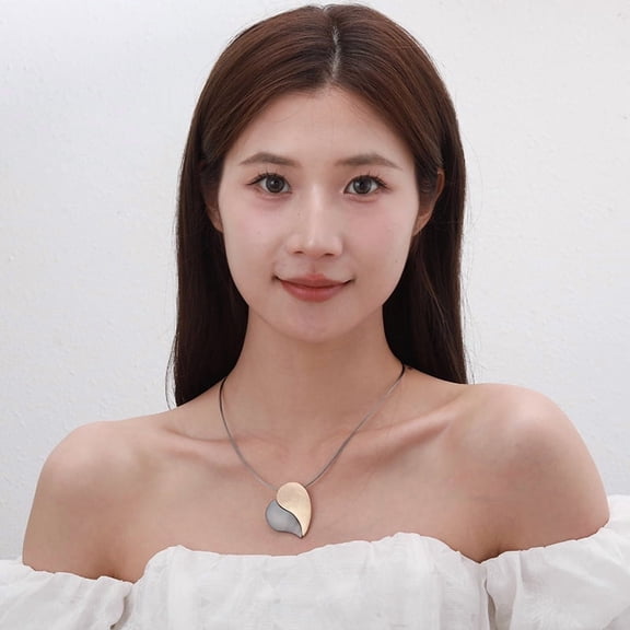 Fashion Choker Love Pendant Stitching Female