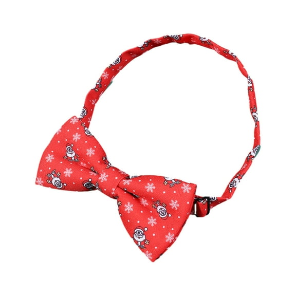 Fashion Christmas Bow Tie for Men Adjustable Neck Tie Teens Tuxedo Necktie