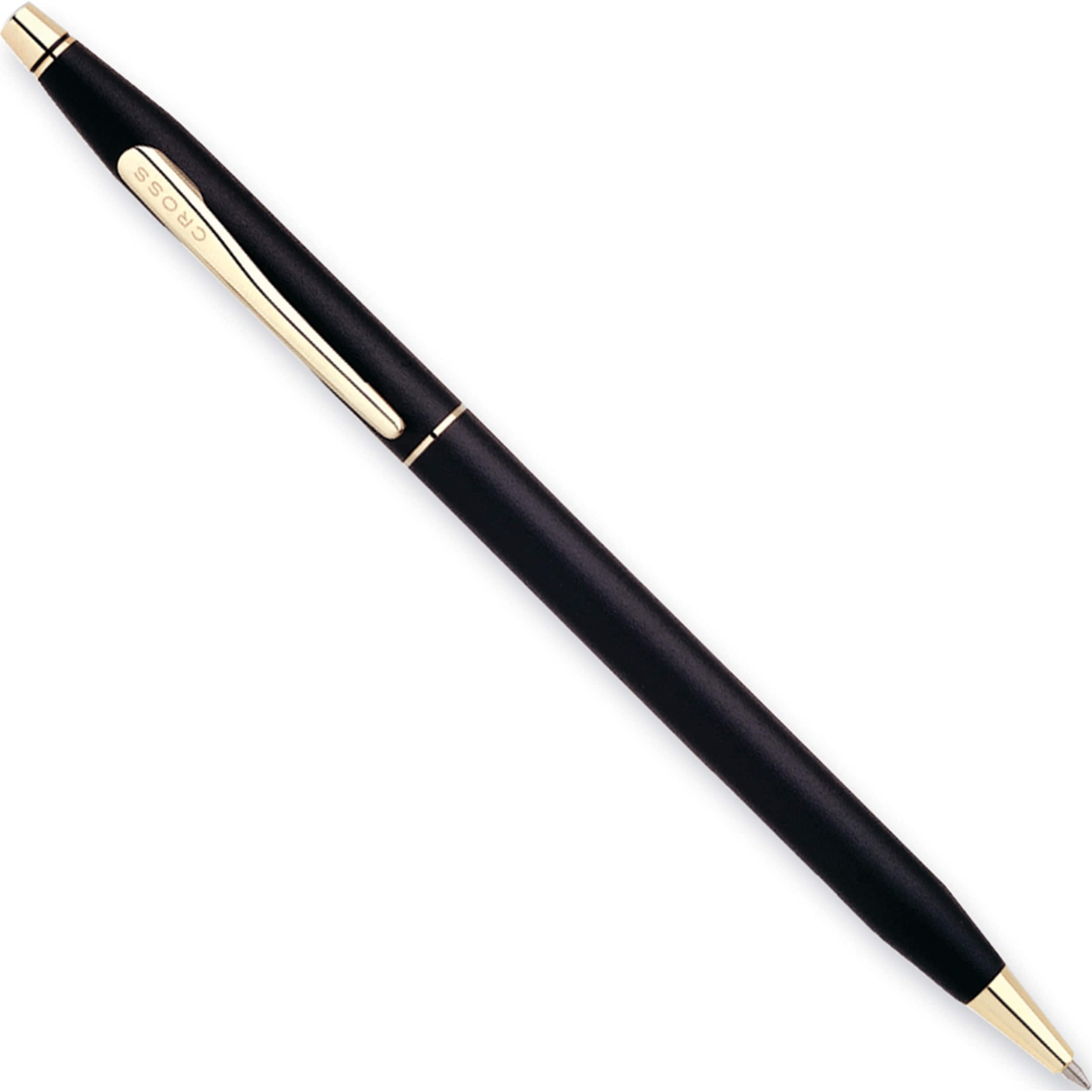 Fashion Classic Century Satin Black Ball-Point Pen (7 X 2.75) Made In China gl7879