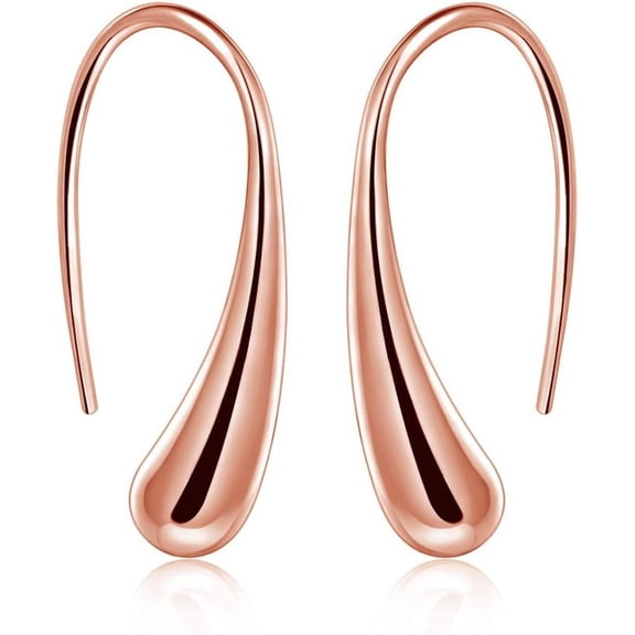 Fashion Classic Sterling Silver Thread Drop Earrings Teardrop Back Chunky Dangle[Z1463]