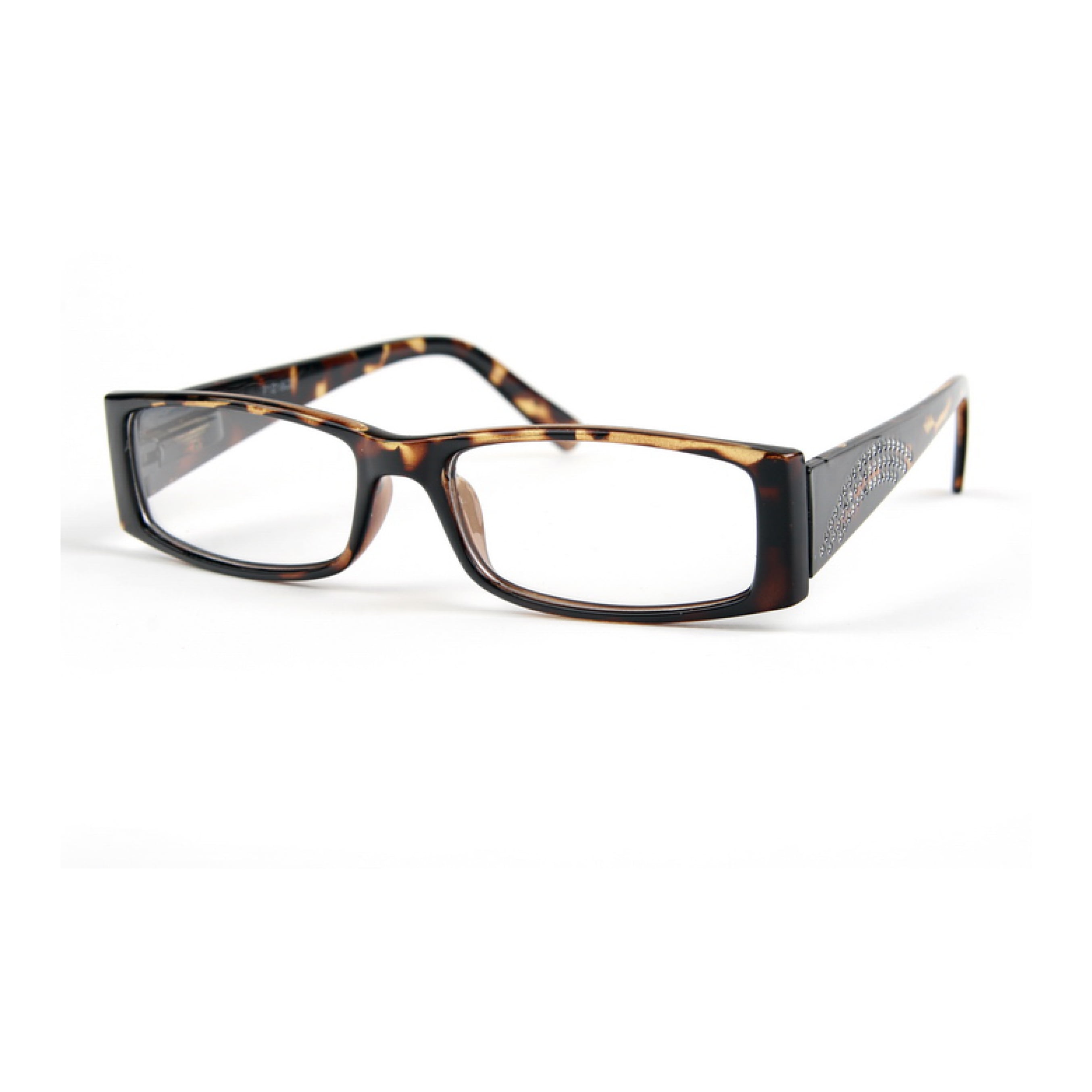 Fashion Clear Slim Lens Thin Rim Rhinestones Eye Glasses P1216CL ...