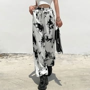 Fashion Clearance!Tejiojio Summer Savings Women Gradient Printed Pants Sports Running Pants Petite Long Pants