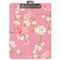 thumbnail image 1 of Fashion Clipboard, Floral Design, Standard A4 Letter Size, 12.5" x 9", Wooden Clipboard, Low Profile Clip, Decorative Clipboard, by Better Office Products (Cherry Blossoms), 1 of 5