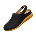 thumbnail image 1 of Fashion Clogs for Women Wedge Sandals with Ankle Strap Mesh Breathable Round Toe Slip On Shoes with Arch Support 43, 1 of 5