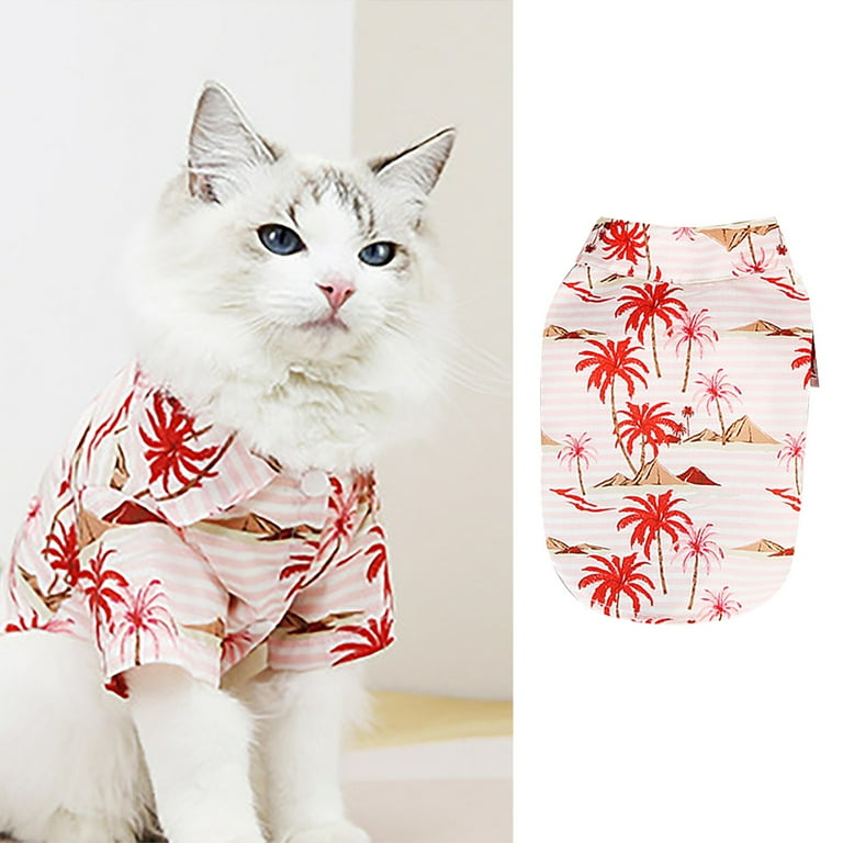 Fashion Clothing For Pet Dogs Cats Pet Summer T Shirts Hawaii