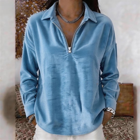 Fashion Clothing Summer Tops Casual Long Sleeve Shirts For Women
