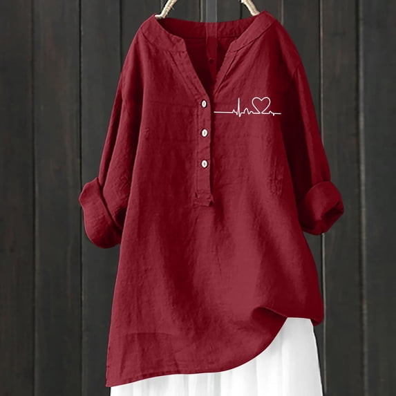 Fashion Clothing Summer Tops Casual Long Sleeve Shirts For Women