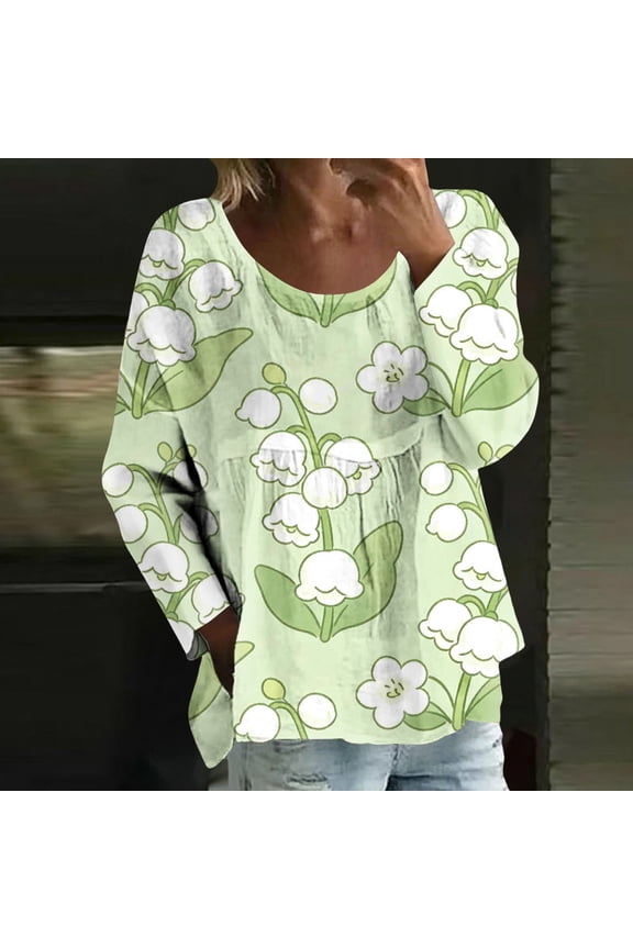 Fashion Clothing Summer Tops Casual Long Sleeve Shirts For Women