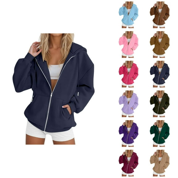 Fashion Clothing Women's Solid Color Sweatshirt Women's And Winter Hooded With Velvet Loose And Lazy Student Hooded Hoodie