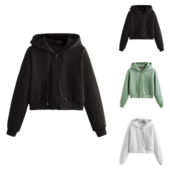 Fashion Clothing Women's Solid Sweatshirt Women's Comfortable Casual Fashion Printed Long Sleeve Open Umbilical Hooded Sweater