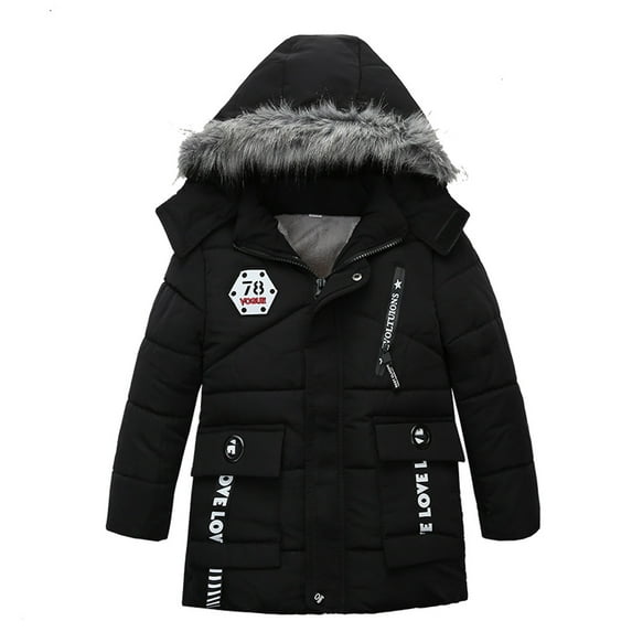 Fashion Coat Children Winter Jacket Coat Boy Jacket Warm Hooded Kids Clothes