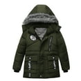 thumbnail image 1 of Fashion Coat Children Winter Jacket Coat Boy Jacket Warm Hooded Kids Clothes, 1 of 8