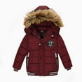thumbnail image 1 of Fashion Coat Children Winter Jacket Coat Boy Jacket Warm Hooded Kids Clothes, 1 of 5