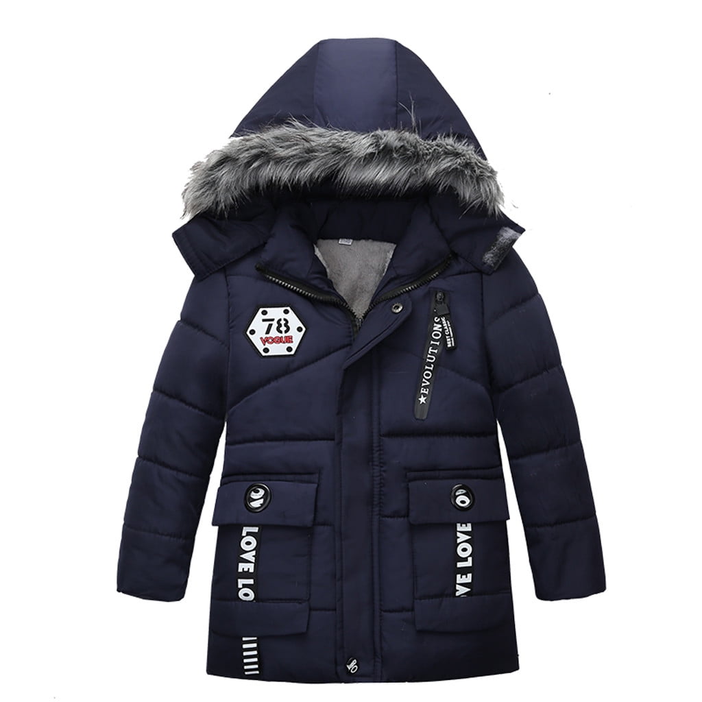 Fashion Coat Children Winter Jacket Coat Boy Jacket Warm Hooded Kids