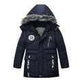 thumbnail image 1 of Fashion Coat Children Winter Jacket Coat Boy Jacket Warm Hooded Kids Clothes, 1 of 3