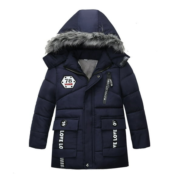 Fashion Coat Children Winter Jacket Coat Boy Jacket Warm Hooded Kids Clothes