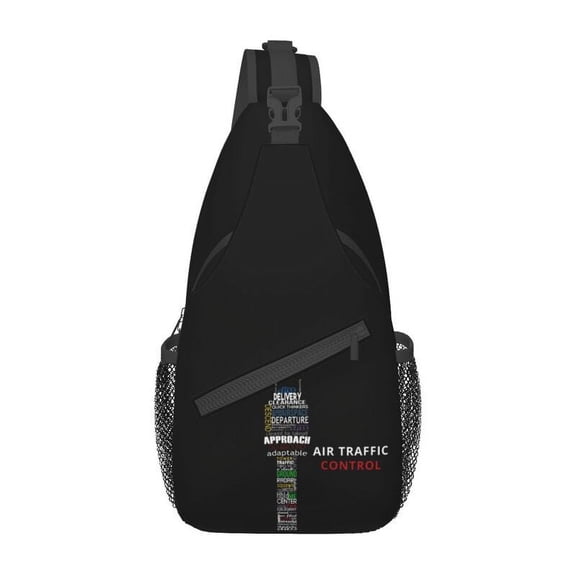 Fashion Cockpit Six Dials Flight Simulator Pilot Crossbody Sling Backpack Men Airplane Aircraft Shoulder Chest Bag for Traveling