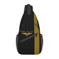 thumbnail image 1 of Fashion Cockpit Six Dials Flight Simulator Pilot Crossbody Sling Backpack Men Airplane Aircraft Shoulder Chest Bag for Traveling, 1 of 7
