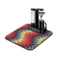 thumbnail image 1 of Fashion Coffee Mat - Eco-Friendly Non-Slip Drying Mat for Kitchen Counter, Retro Geometric, 1 of 5
