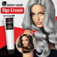 thumbnail image 1 of Fashion Color Silver Hair Dye 100ml - Unisex DIY Hair Dye, Long-Lasting Silver to Gunmetal Blue Shades, Protective Coat, Nourishing Formula, Easy to Use, Salon-Quality Results Makeup Organizers, 1 of 9