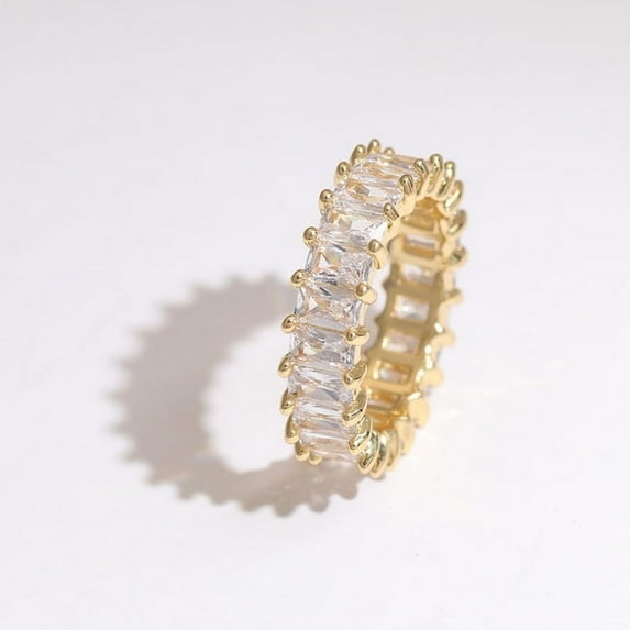 Fashion Colorful Cubic Zirconia Rings For Women Bohemian Colorful Woman Statement Rings Party Wedding Jewelry