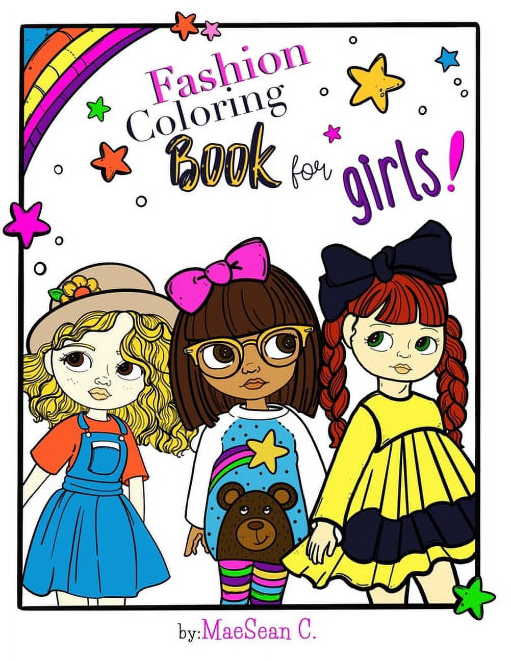Fashion coloring books for girls ages 8-12: 100 pages by MGBL