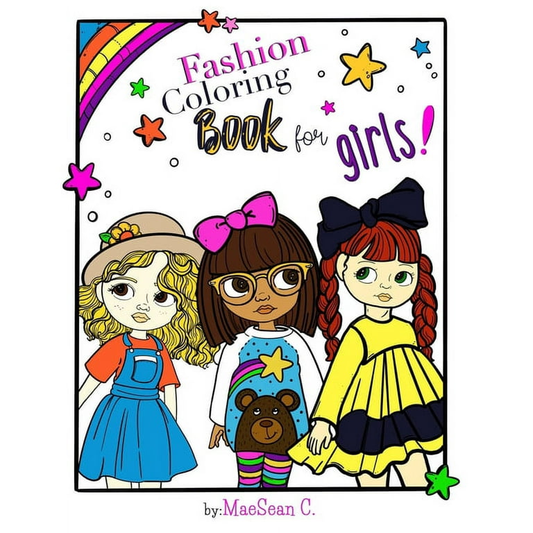 COLOURING BOOK FOR GIRLS - Top Form Schoolwear