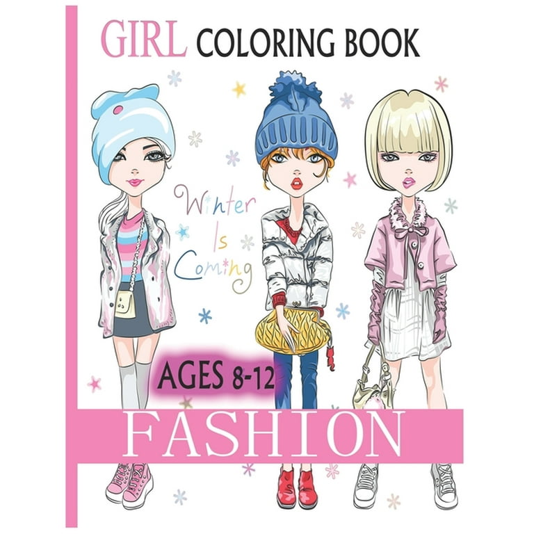 Fashion Coloring Book for Girls Ages 4-8: Fun Coloring Pages for Girls With  Beautiful Fashion Designs (Paperback)