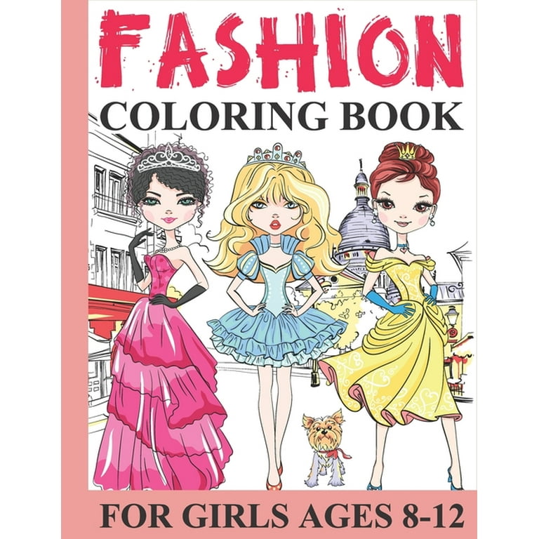 Fashion Color By Number Book For Kids Ages 8-12: Fun and Stylish Fashion  and Beauty Color By Number Coloring Pages for Girls, Kids (Paperback)