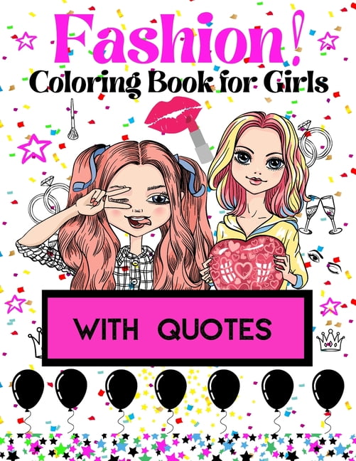 Coloring Book for Girls: Princesses: High Quality Illustrations, With  Gorgeous Beauty Fashion Style and Other Fabulous Designs, Coloring Book For