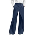 thumbnail image 1 of Fashion Comfortable Casual Versatile Pocket Straight Leg Trousers For Women Jeans, 1 of 7