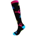 thumbnail image 1 of Fashion Compression Socks for Men & Women 15-20 mmHg Athletic Running Socks for Nurses Travel Graduated Nursing Compression Stocking Sport Sock, 1 of 9