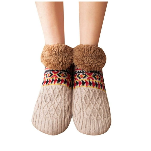 Fashion Compression Socks for Women Plush And Thickened Home Confinement Socks, Snow Socks, Sleep Carpet Socks 50% off Clearance!