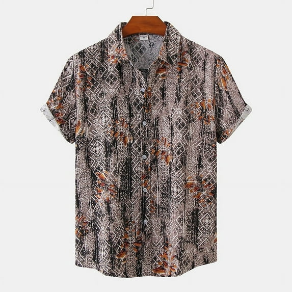 Fashion Cool Check Men Shirts 3d Print Oversized Street Beach Hawaiian Shirt Lapel Top Tee Short Sleeves Shirts Mens Clothes