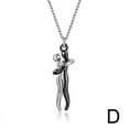 thumbnail image 1 of Fashion Cooper Couple Hug Pendant Necklace Women Valentine's Day Gifts E3O2, 1 of 9