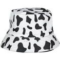 thumbnail image 1 of Fashion Cotton Unisex Summer Printed Bucket Hat Cow Print, 1 of 2