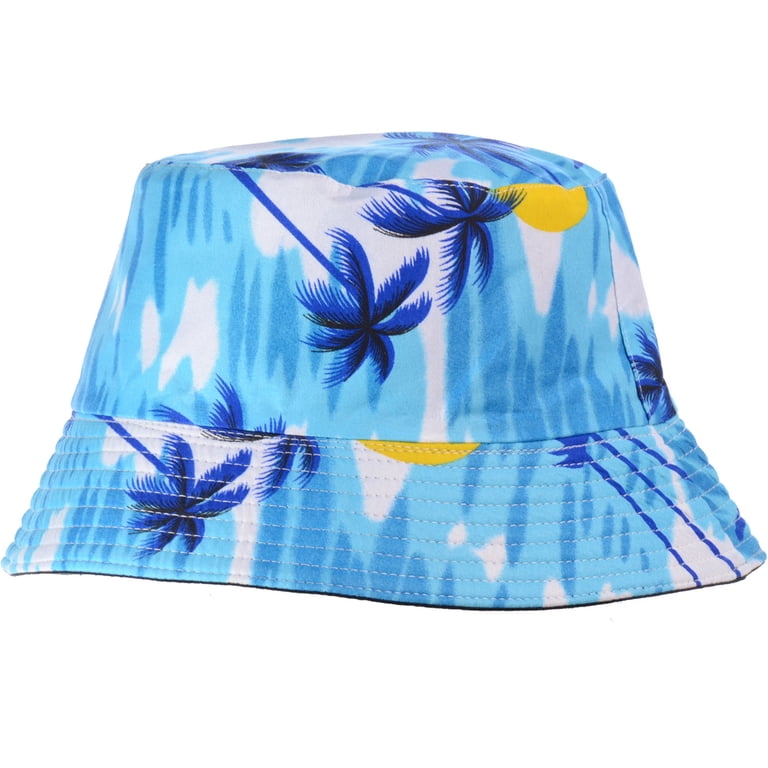 Fashion Cotton Unisex Summer Printed Bucket Hat Ocean Print  display picture 1